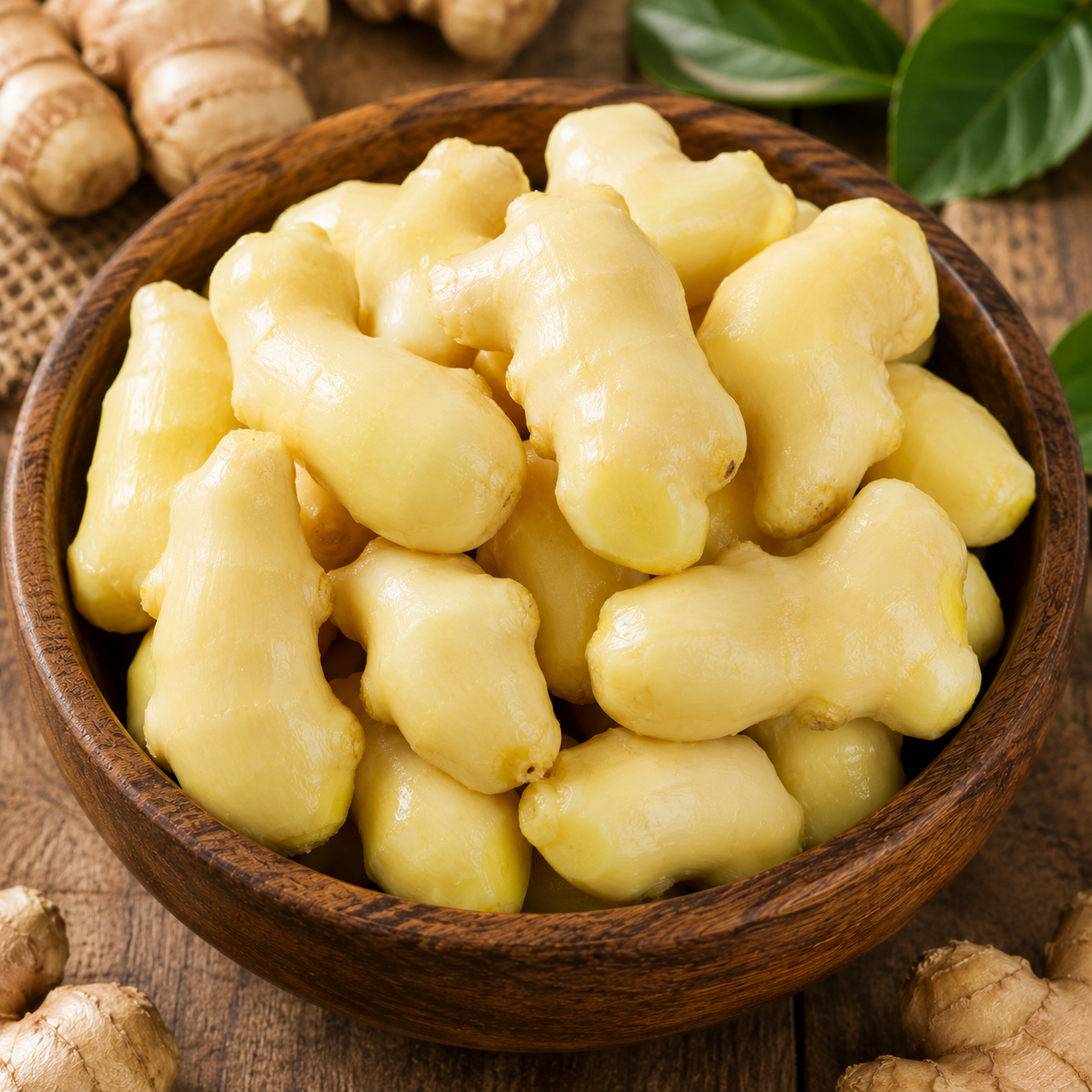 Peeled Ginger